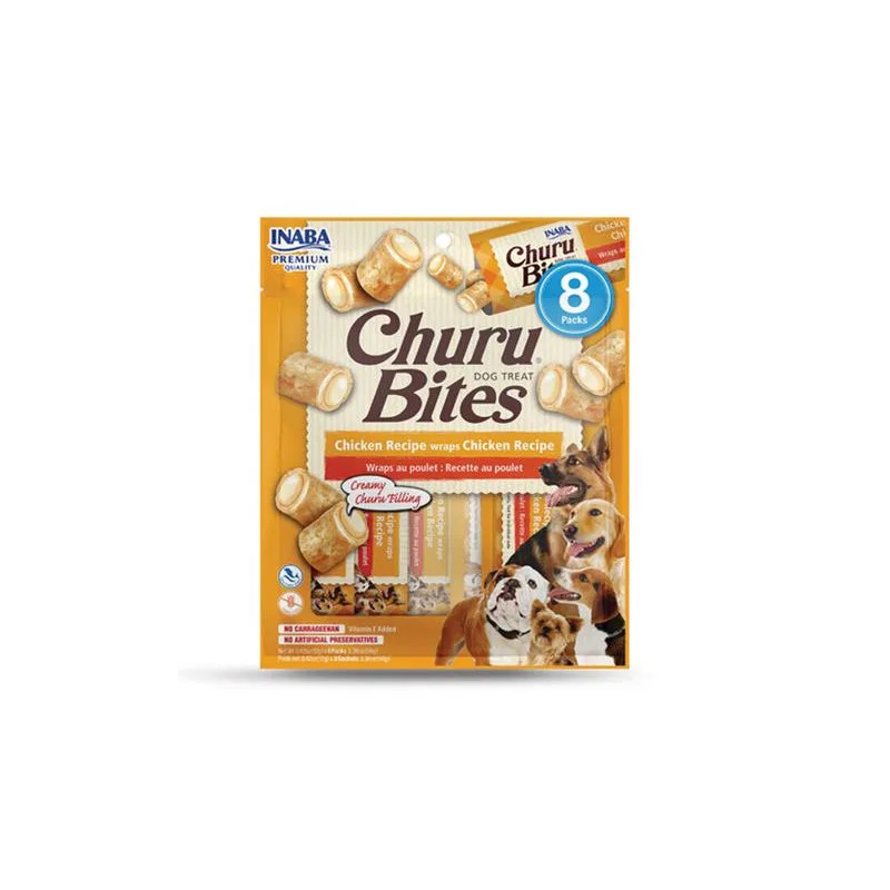 Pamlsok Inaba Churu Bites dog Kura 8 túb 96 g