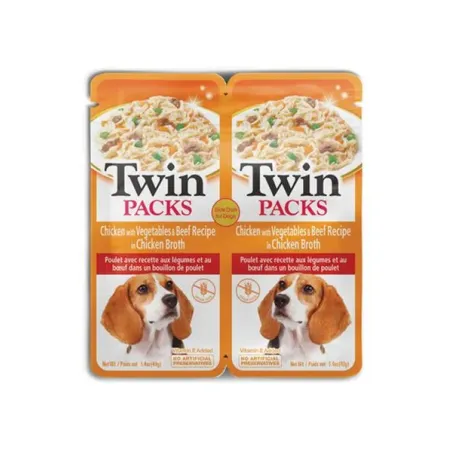 Inaba Twin Packs Dog Kapsička Kura so zeleninou a hovädzím mäsom 12 x 80 g