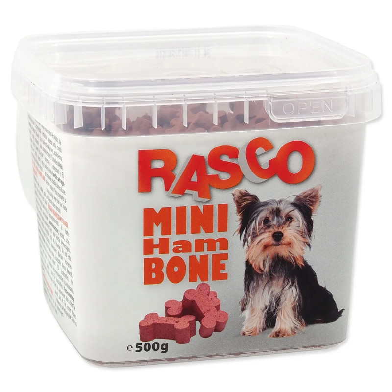 Pochúťka Rasco mini kosť šunková 2cm 500g