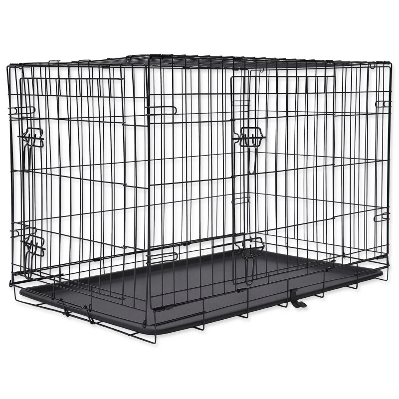 Klietka Dog Fantasy skladacia L 2 dvere 91x56x63cm Klietka Dog Fantasy skladacia L 2 dvere 91x56x63cm