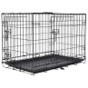 Klietka Dog Fantasy skladacia M 2 dvere 75x46x53cm