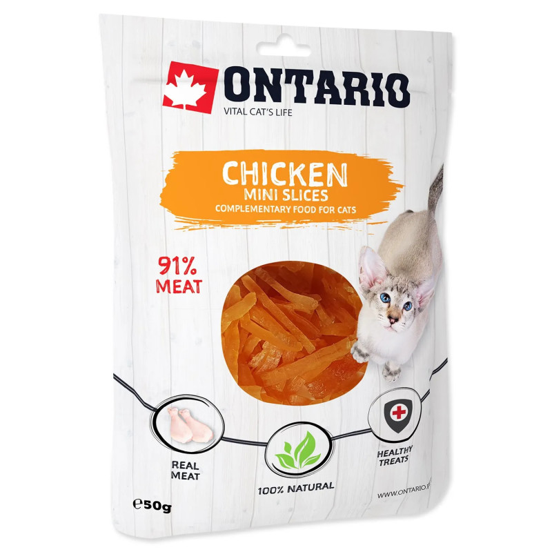 Pochúťka Ontario kuracie mini kúsky 50g Pochúťka Ontario kuracie mini kúsky 50g