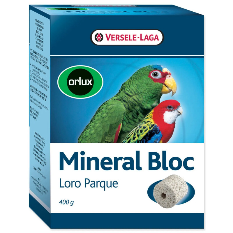 Blok Versele-Laga minerálny Lore Parque lisovaný grit s korálmi veľké papagáje 400g Blok Versele-Laga minerálny Lore Parque lisovaný grit s korálmi veľké papagáje 400g