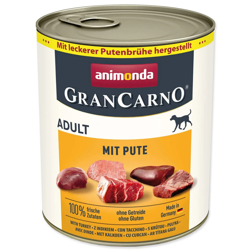 Konzerva Animonda Gran Carno Adult s morčacím 800g Konzerva Animonda Gran Carno Adult s morčacím 800g