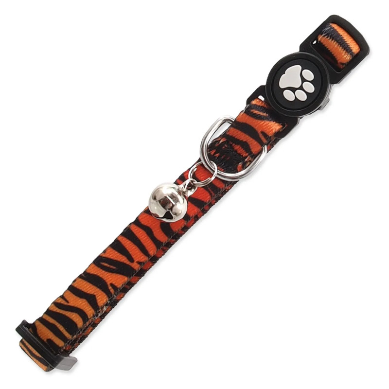Obojok Active Cat nylon XS tiger 1x19-31cm Obojok Active Cat nylon XS tiger 1x19-31cm