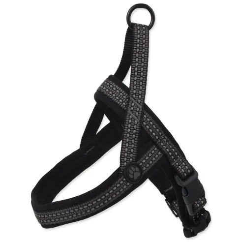 Postroj Active Dog Neoprene S šedý 1,5x45-55cm