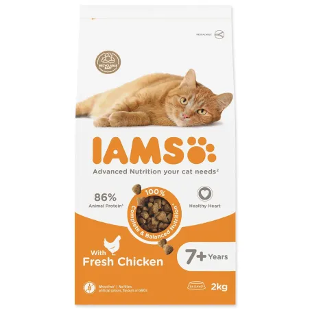 Krmivo IAMS Cat Senior Chicken 2kg