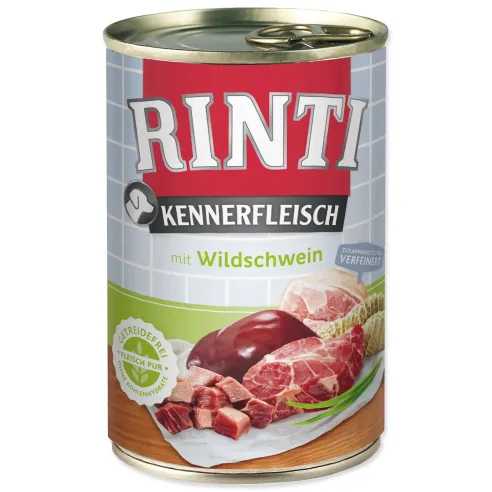 Konzerva Rinti Kennerfleisch Adult diviak 400g