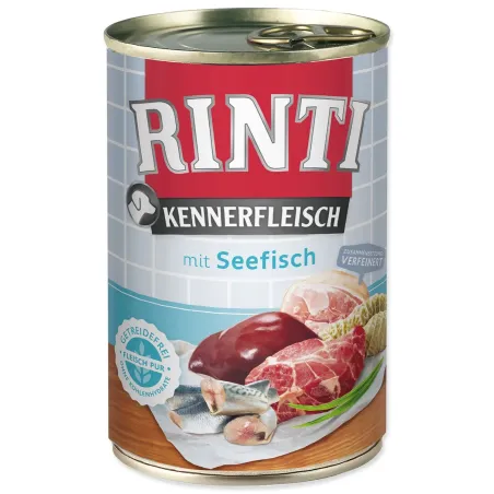 Konzerva Rinti Kennerfleisch Adult morská ryba 400g