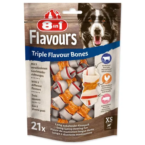 Pochúťka 8in1 Triple Flavour XS (21ks)