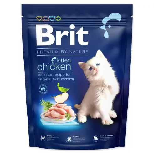 Krmivo Brit Premium by Nature Cat Kitten Chicken 300g