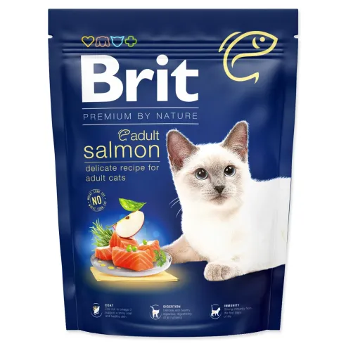 Krmivo Brit Premium by Nature Cat Adult Salmon 300g