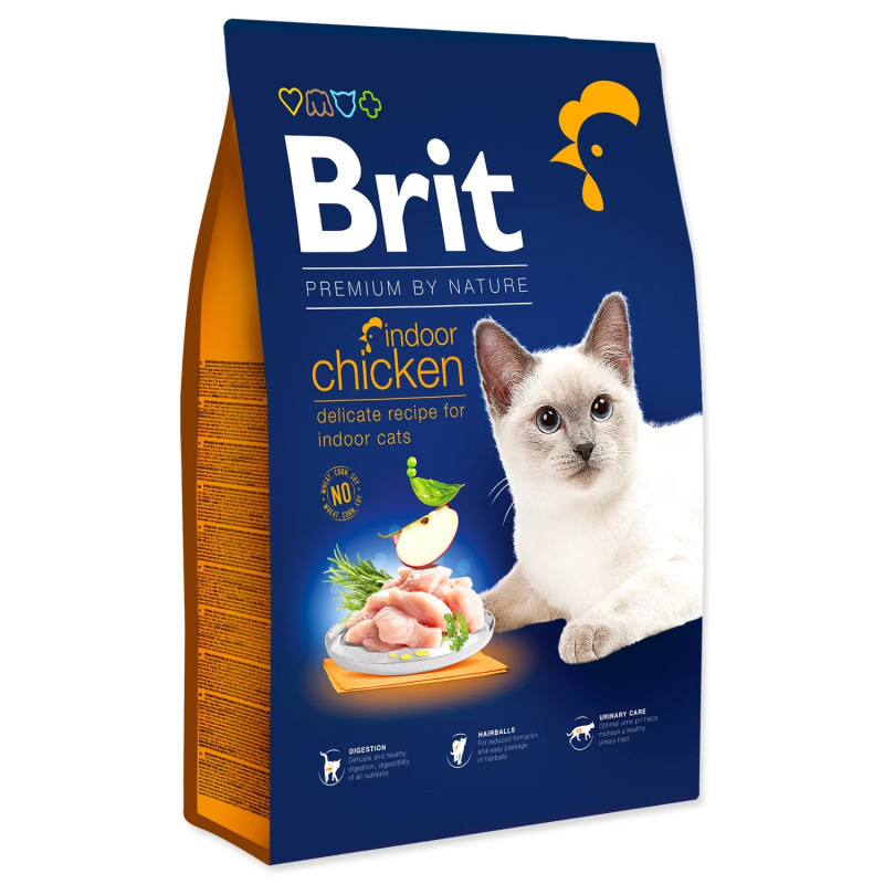 Krmivo Brit Premium by Nature Cat Indoor Chicken 8kg Krmivo Brit Premium by Nature Cat Indoor Chicken 8kg