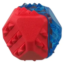 Hračka Dog Fantasy lopta chladiaca červeno modrá 7,7 cm