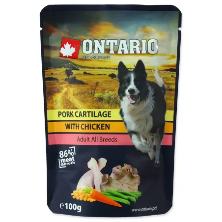 Kapsička Ontario bravčová chrupavka s kuracím vo vývare 100g