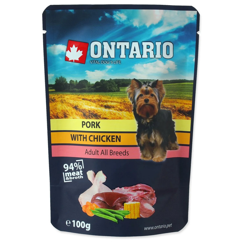 Kapsička Ontario bravčové s kuracím vo vývare 100g