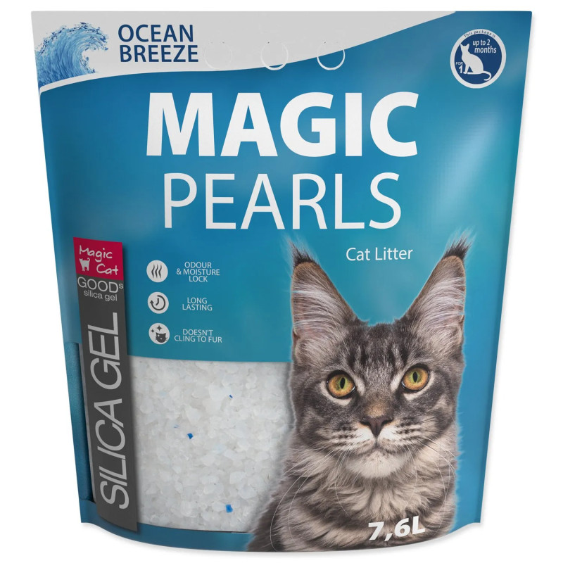 Magic Litter Pearls s vôňou Ocean Breeze 7,6 l Magic Litter Pearls s vôňou Ocean Breeze 7,6 l