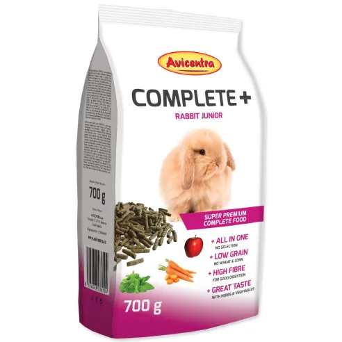 Krmivo Avicentra COMPLETE+ králik junior 700g