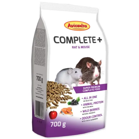 Krmivo Avicentra COMPLETE+ potkan & myš 700g