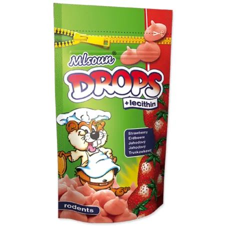 Pochúťka Dafiko Mlsoun jahodové dropsy 50g