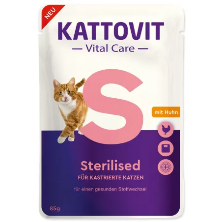 Kattovit Cat Vital Care Sterilized kura 85 g