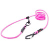 Vodítko Tamer Lanové Easylong Twist Mini ružové 2,5m
