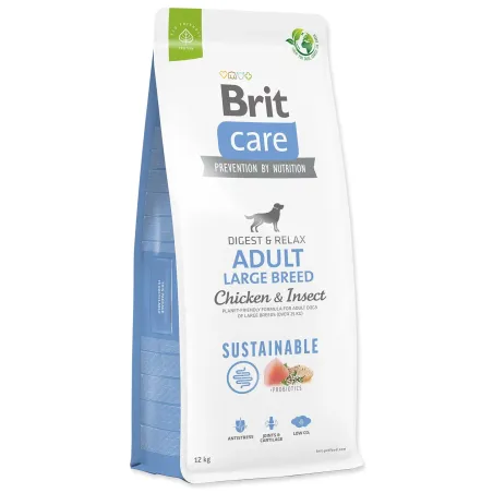 Krmivo Brit Care Dog Sustainable Adult Large Breed Chicken & Insect 12kg