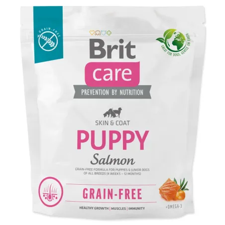 Krmivo Brit Care Dog Grain-free Puppy Salmon 1kg