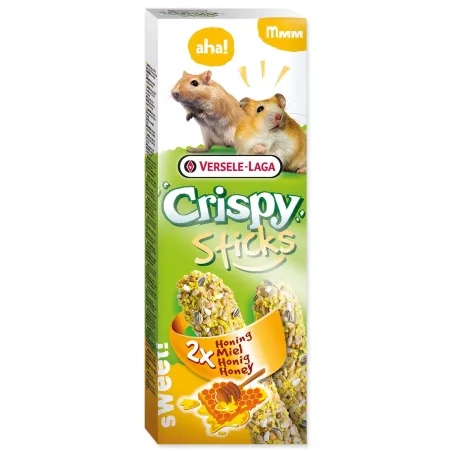 Tyčinky Versele-Laga Crispy škrečok a pieskomil, s medom 110g 2ks
