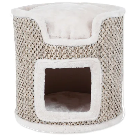 Odpočívadlo Trixie Ria Cat Tower svetlo šedé-prírodné 37cm