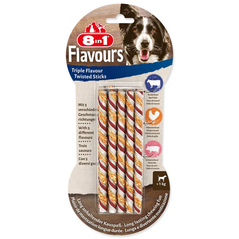 8in1 Triple Flavour Doplnková kŕmna zmes pre psov 70 g