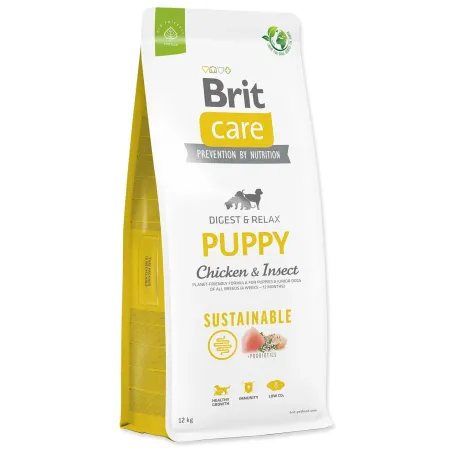 Krmivo Brit Care Dog Sustainable Puppy Chicken & Insect 12kg