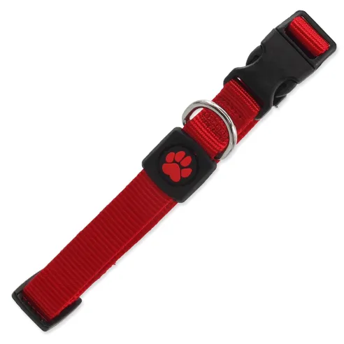 Obojok Active Dog Premium M červený 2x34-49cm