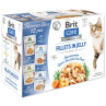 Kapsičky Brit Care Cat Flavour box filety v želé Multi 12x85g