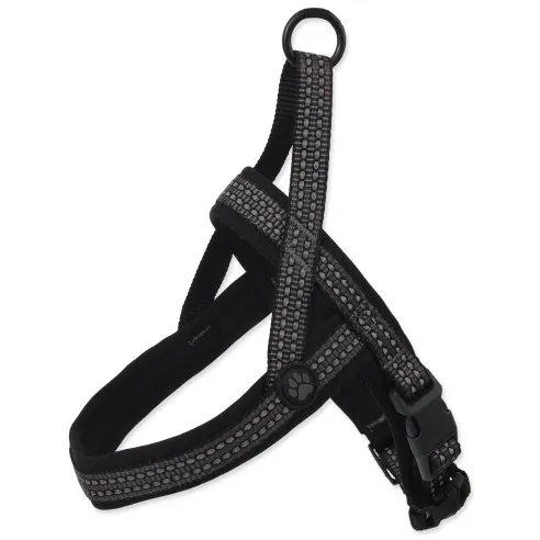 Postroj Active Dog Neoprene XL šedý 3,2x88-110cm