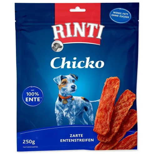 Pochúťka Rinti Chicko kačka 250g