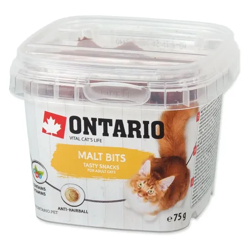 Pochúťka Ontario vankúšiky s malt pastou 75g