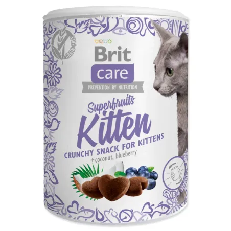 Pochúťka Brit Care Cat Snack Superfruits Kitten 100g