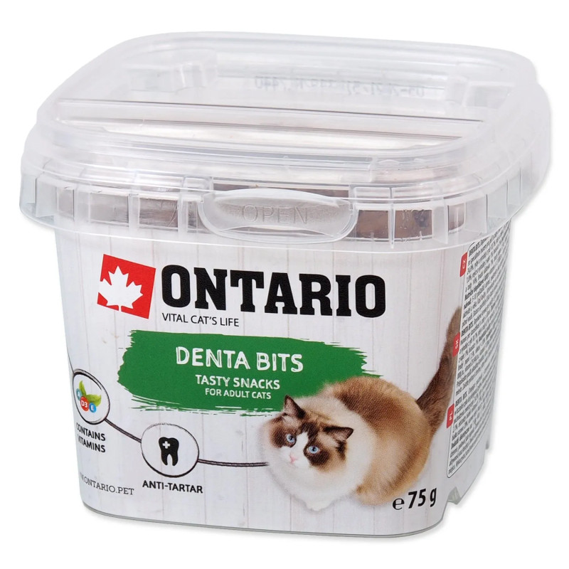 ONTARIO CAT SNACK DENTAL BITS 75 G