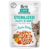 Brit Care Cat Sterilized Fillets in Gravy Tender Turkey 85 g