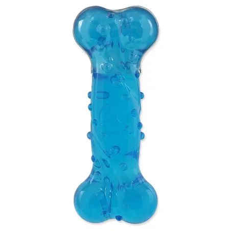 Hračka Dog Fantasy STRONG kosť s vôňou slaniny modrá 12,5cm