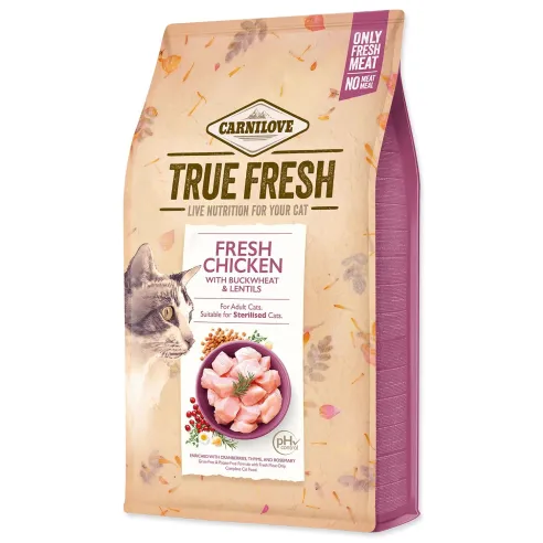 Krmivo Carnilove Cat True Fresh Chicken 4,8 kg