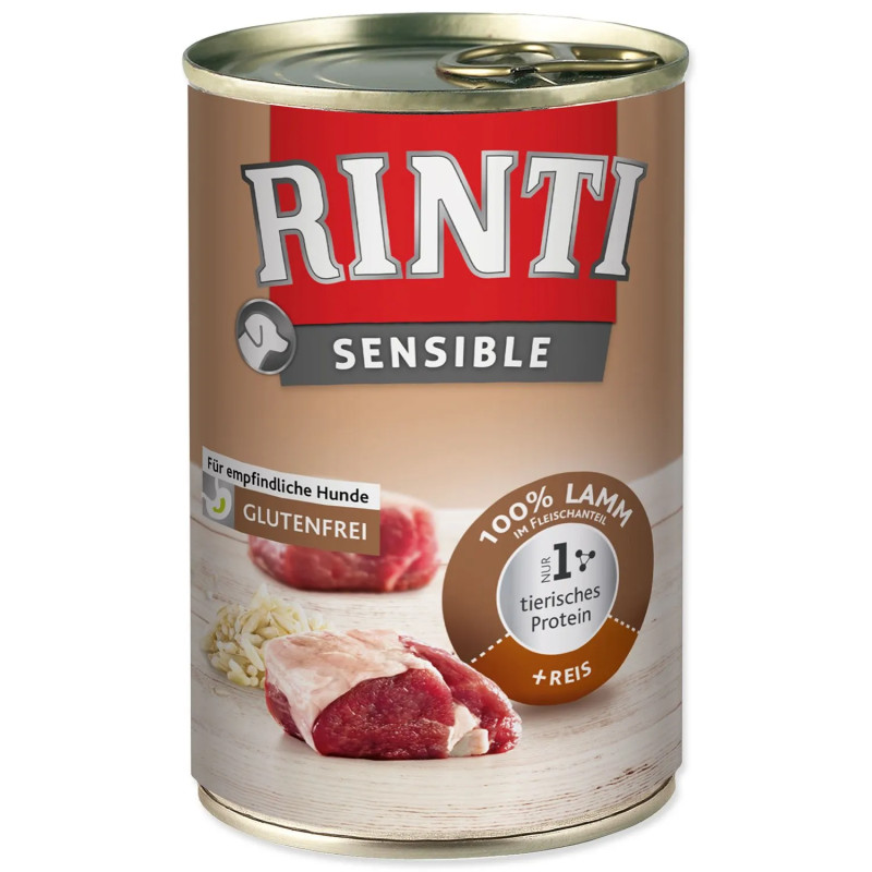 Rinti Sensible jahňa a ryža 400 g