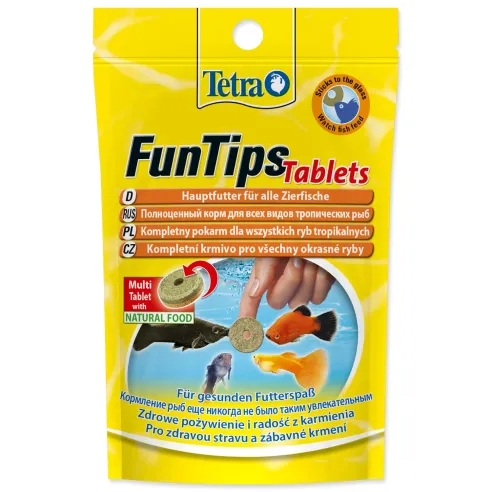 Krmivo Tetra Fun Tips Tablets 20 tbl.