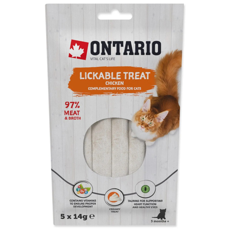 Pochúťka Ontario lízacia kuracie 5x14g Pochúťka Ontario lízacia kuracie 5x14g