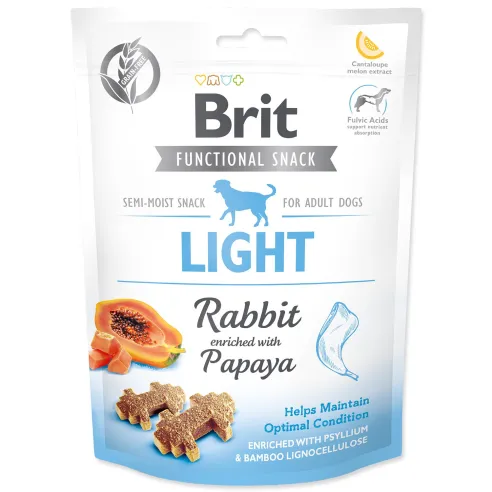 Pochúťka Brit Care Dog Functional Snack Light králik 150g