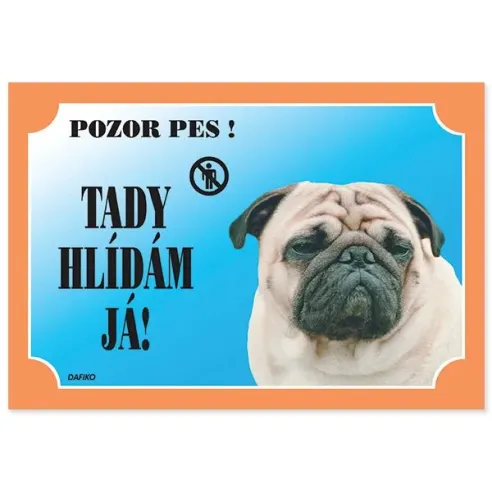 Tabuľka Dafiko mops