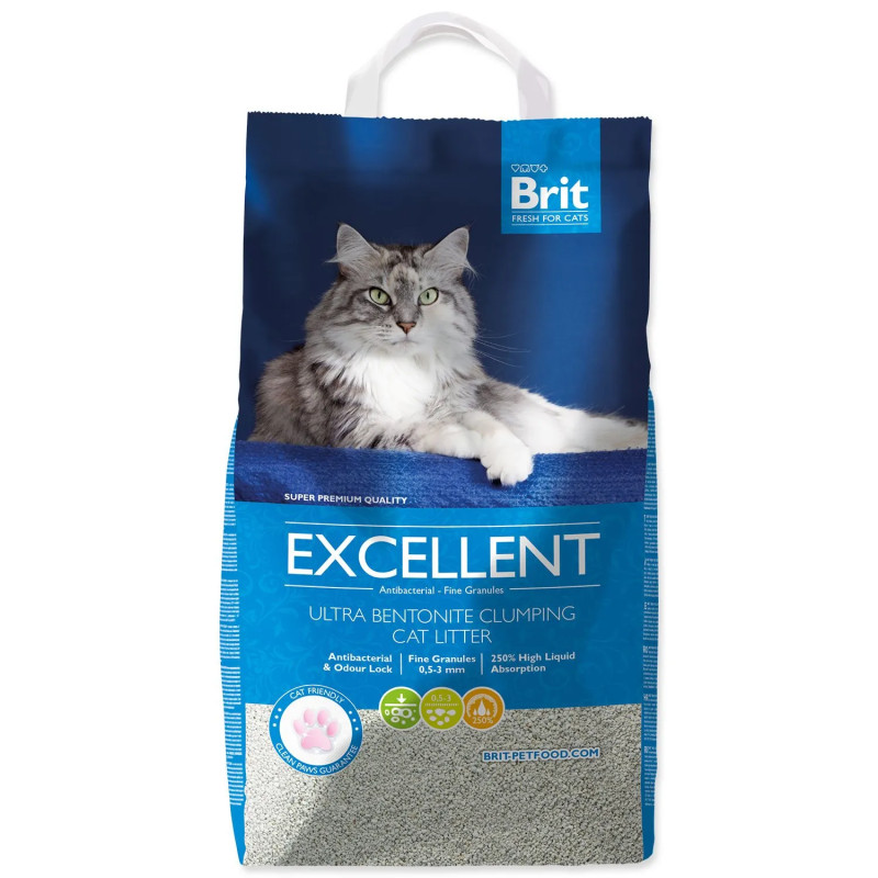 Brit Fresh for Cats Exceptional Ultra Bentonite Clumping Cat Litter 10 kg Brit Fresh for Cats Exceptional Ultra Bentonite Clumping Cat Litter 10 kg