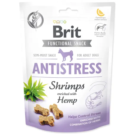 Pochúťka Brit Care Dog Functional Snack Antistress krevety 150g