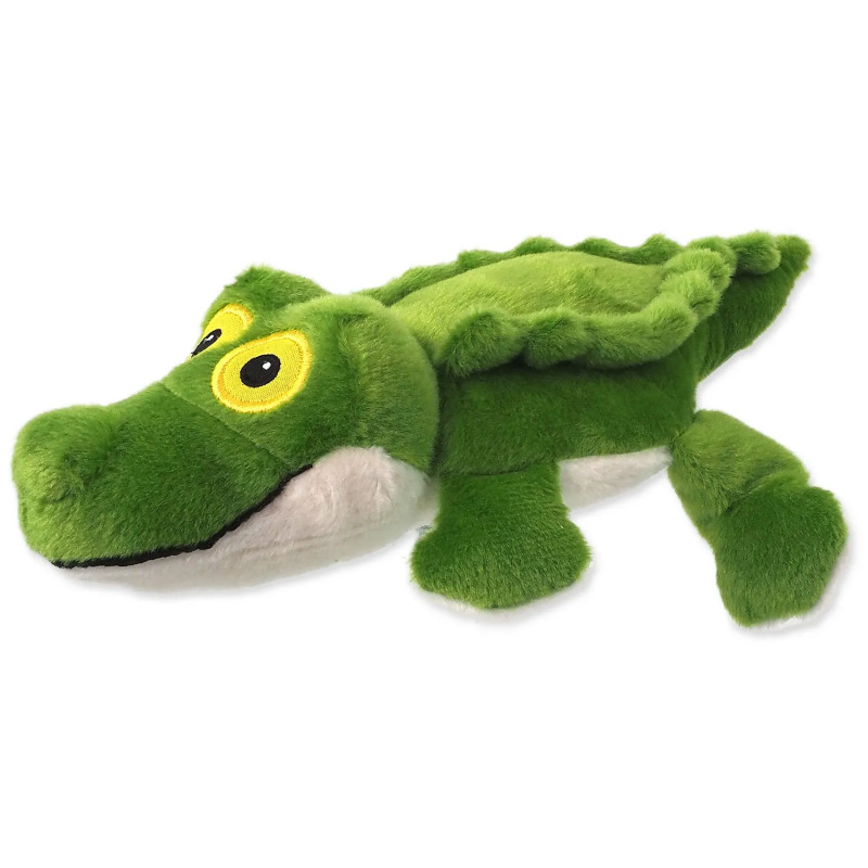 Hračka Dog Fantasy Silent Squeak krokodíl zelený 30cm Hračka Dog Fantasy Silent Squeak krokodíl zelený 30cm